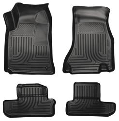 Husky Liners Black Front-Rear Floor Mats 11-23 Dodge Challenger